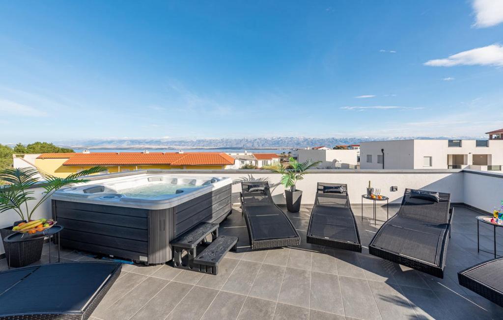 Luxurioeses Penthouse Welle Mit Whirlpool, Grill Und Meerblick Vir Eksteriør bilde