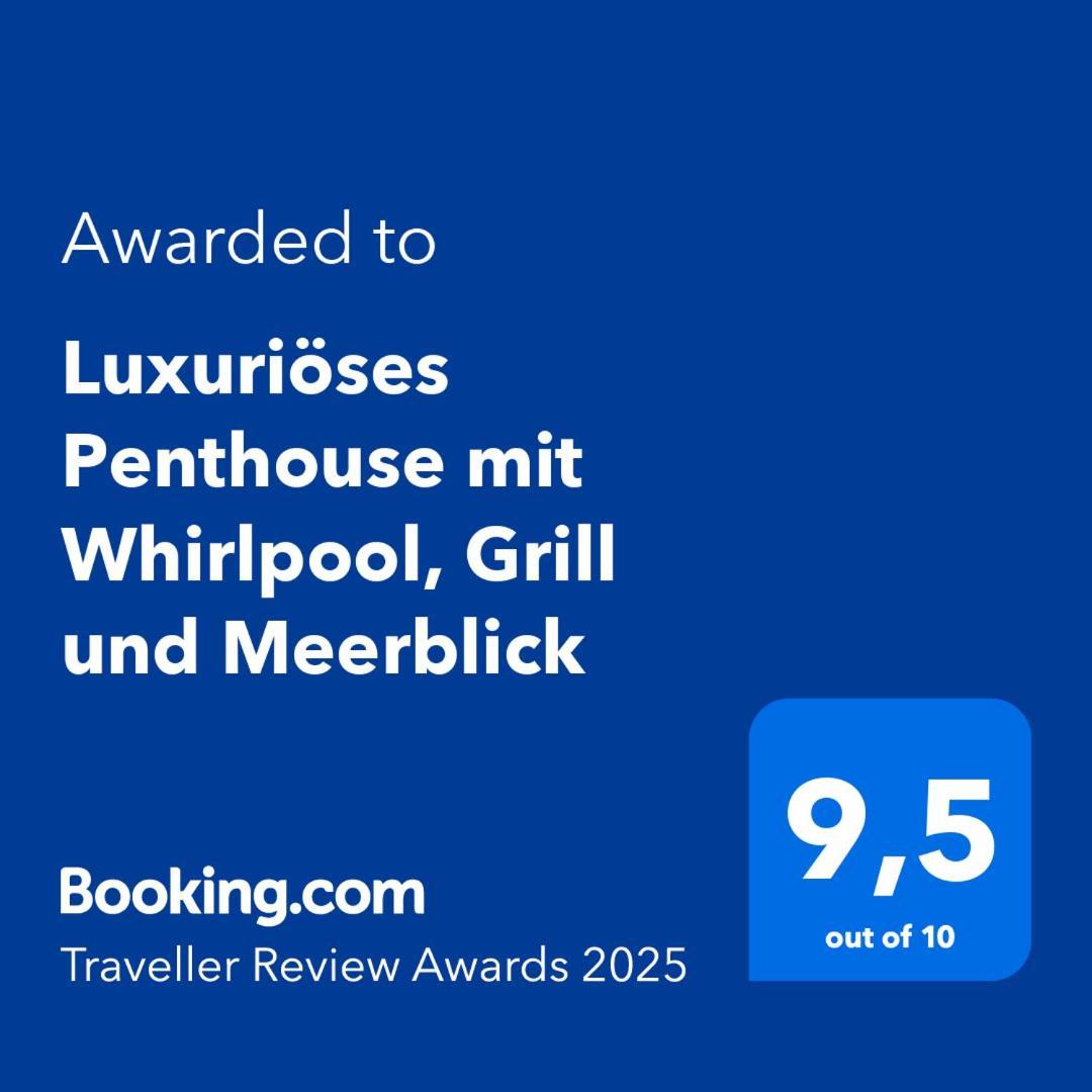 Luxurioeses Penthouse Welle Mit Whirlpool, Grill Und Meerblick Vir Eksteriør bilde
